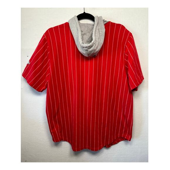 NFL Kansas City Chiefs Embroidered Pinstripe Jersey, Size Large - Picture 2 of 7